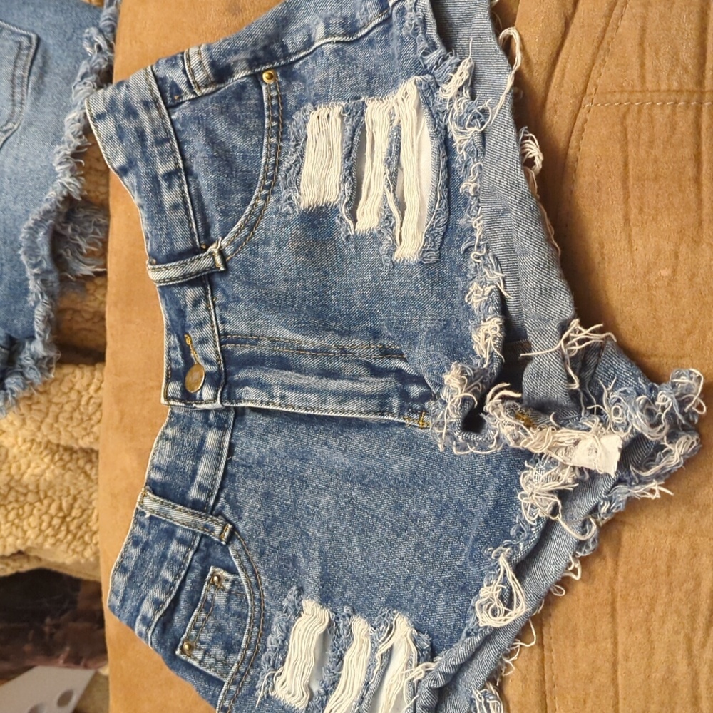 Shein Size Small Blue Jean Shortd
